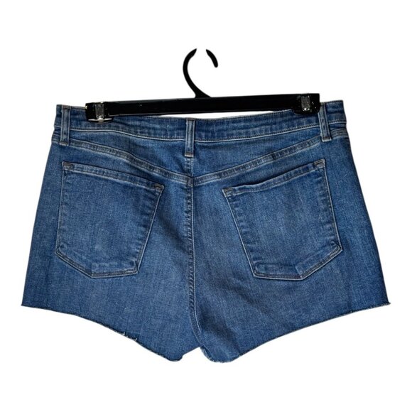 J Brand Shorts Women 31 Blue Denim Button Fly Gracie Cut Off Jean Shorts Outdoor - Picture 3 of 11